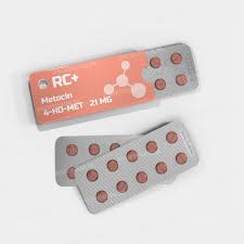 20 mg tabletter av 4-HO-MET Metocin för laboratorieforskning levert i Norge och Sverige.