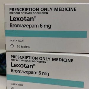 Bromazepam Lexotan 6mg tabletter i originalförpackning för säker leverans i Sverige.