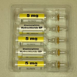 Farmaceutiskt Heroin Diamorfin för säker och diskret leverans i Sverige.