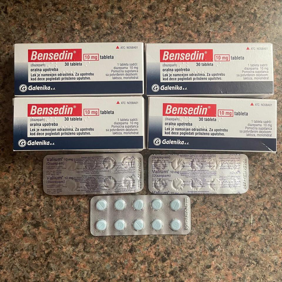diazepam-valium-10mg-online-sverige Blå Diazepam Valium 10mg tabletter i blisterförpackning för säker leverans i Sverige.