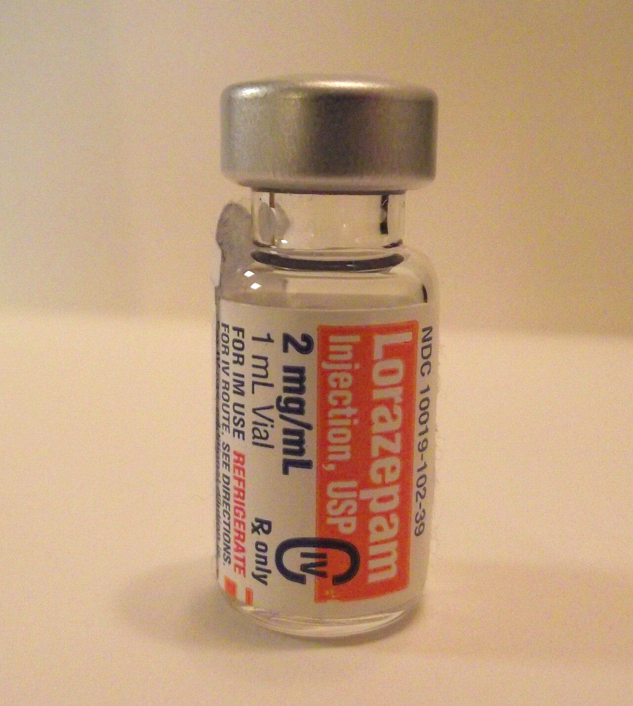 lorazepam-ativan-injektion-online-sverige Glasampuller med Lorazepam Ativan injektionsvätska 2mg/ml för medicinsk användning i Sverige.