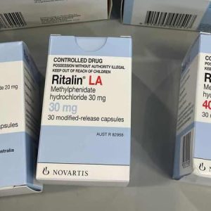 Vita Ritalin Metylfenidat 10mg tabletter i originalförpackning för säker leverans i Sverige.
